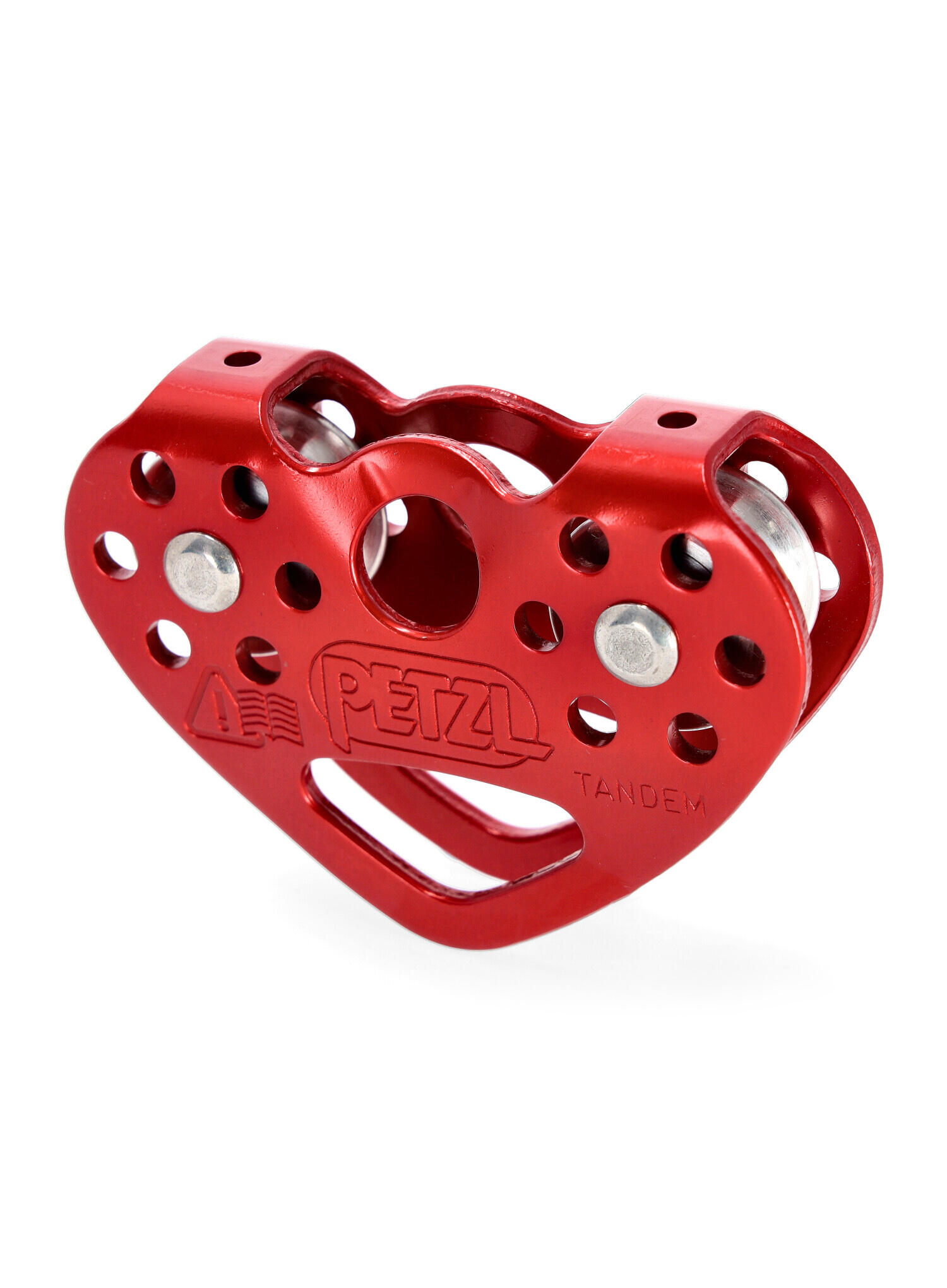 Poulie double Petzl Tandem réas alu 21 mm ≤13 mm cordes 3/3