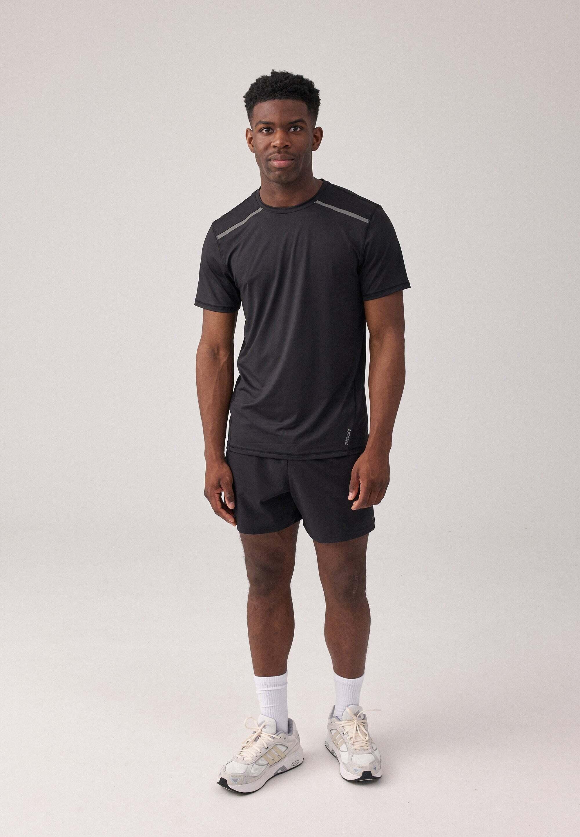 TRAININGSSHIRT MIT REFLEXSTREIFEN HERREN 3/7