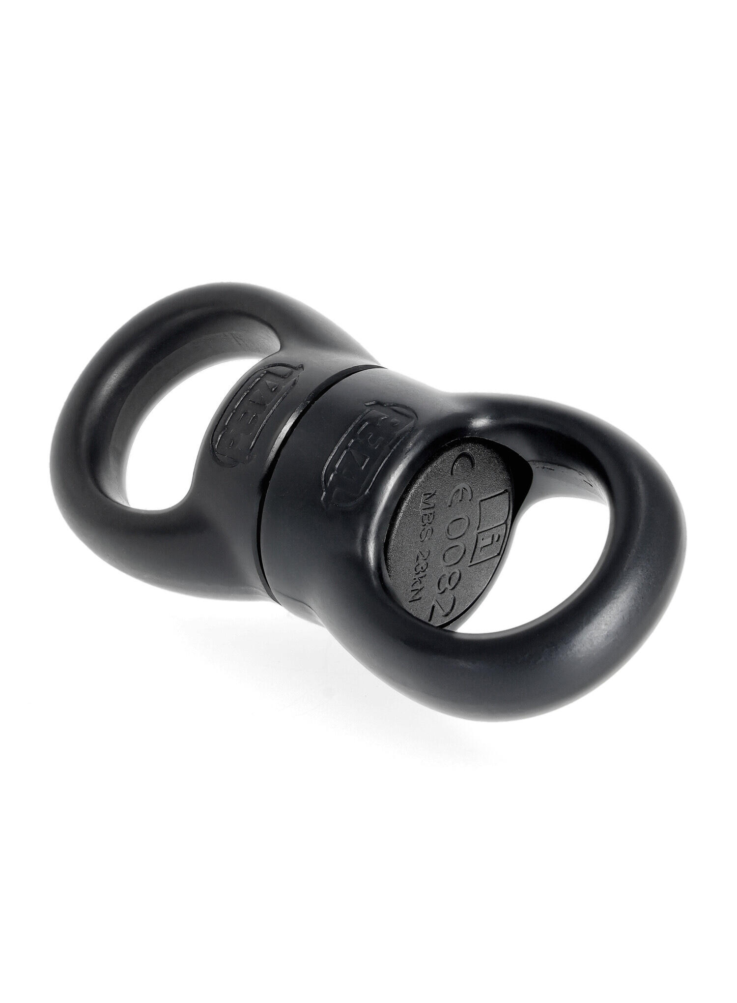 Émerillon Petzl Swivel S noir compact 95 g roulement à billes étanche 23 kN 3/5