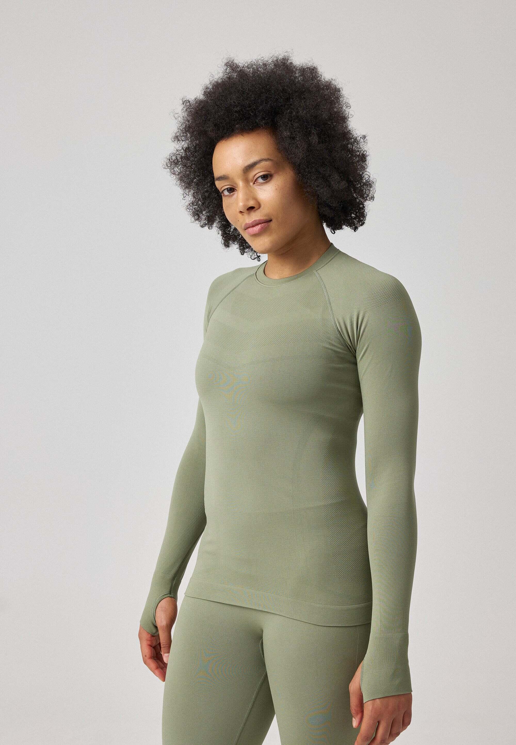 SPORTSHIRT LANGARM DAMEN 3/7