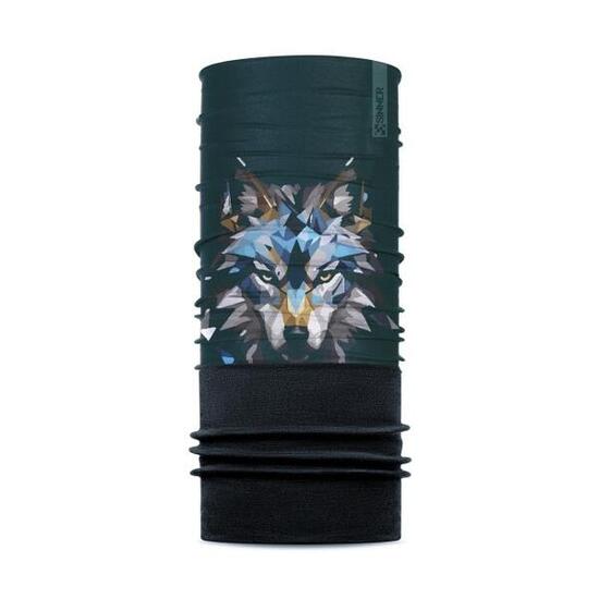 Bandana Fleece SINNER Animal Camo, czarna/szara