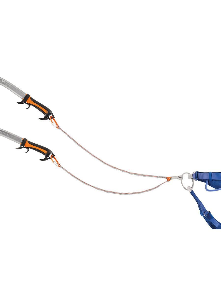 Petzl V-LINK Doppel-Sicherungsschlinge für 2 Eispickel, 46–106 cm, 80 g 3/3