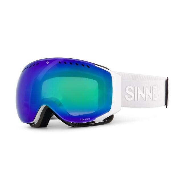 Ochelari ski snowboard SINNER Emerald, Alb, Unisex