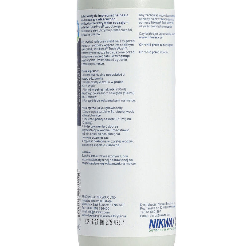 NikWax PolarProof 300ml - Polaire/PrimaLoft