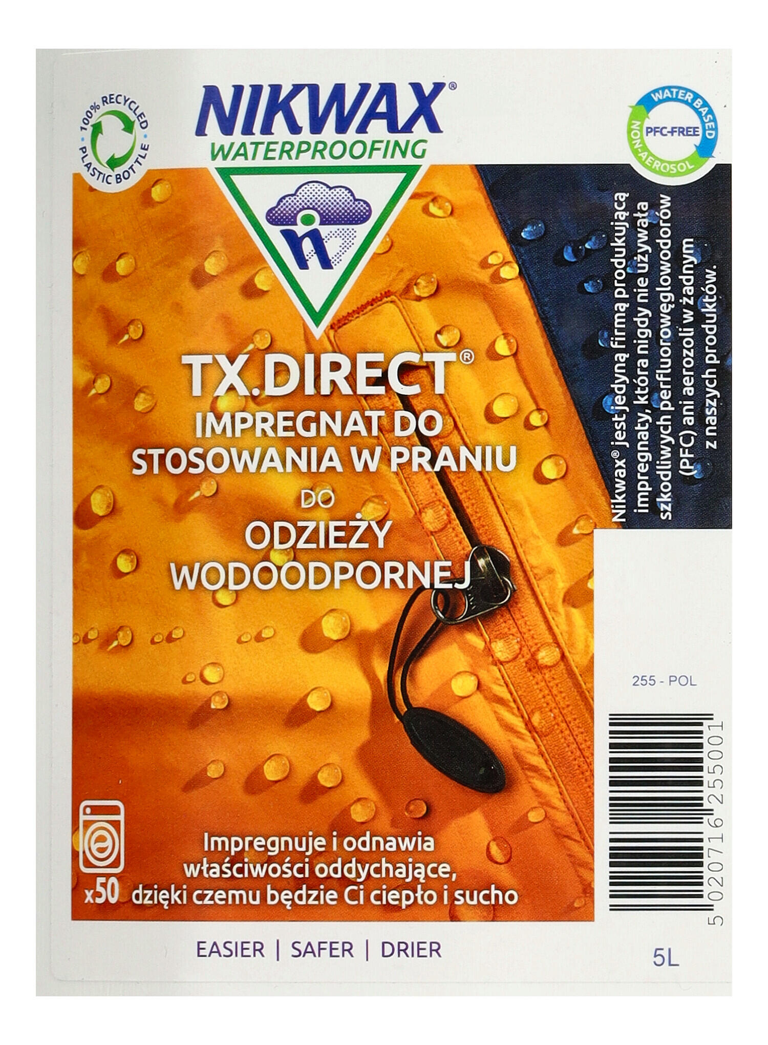 Impregnat do odzieży Nikwax TX Direct Wash-In 5 L 2/3