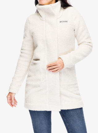 COLUMBIA Veste Longue en Polaire Sherpa Panorama™ Femme - Dark Stone