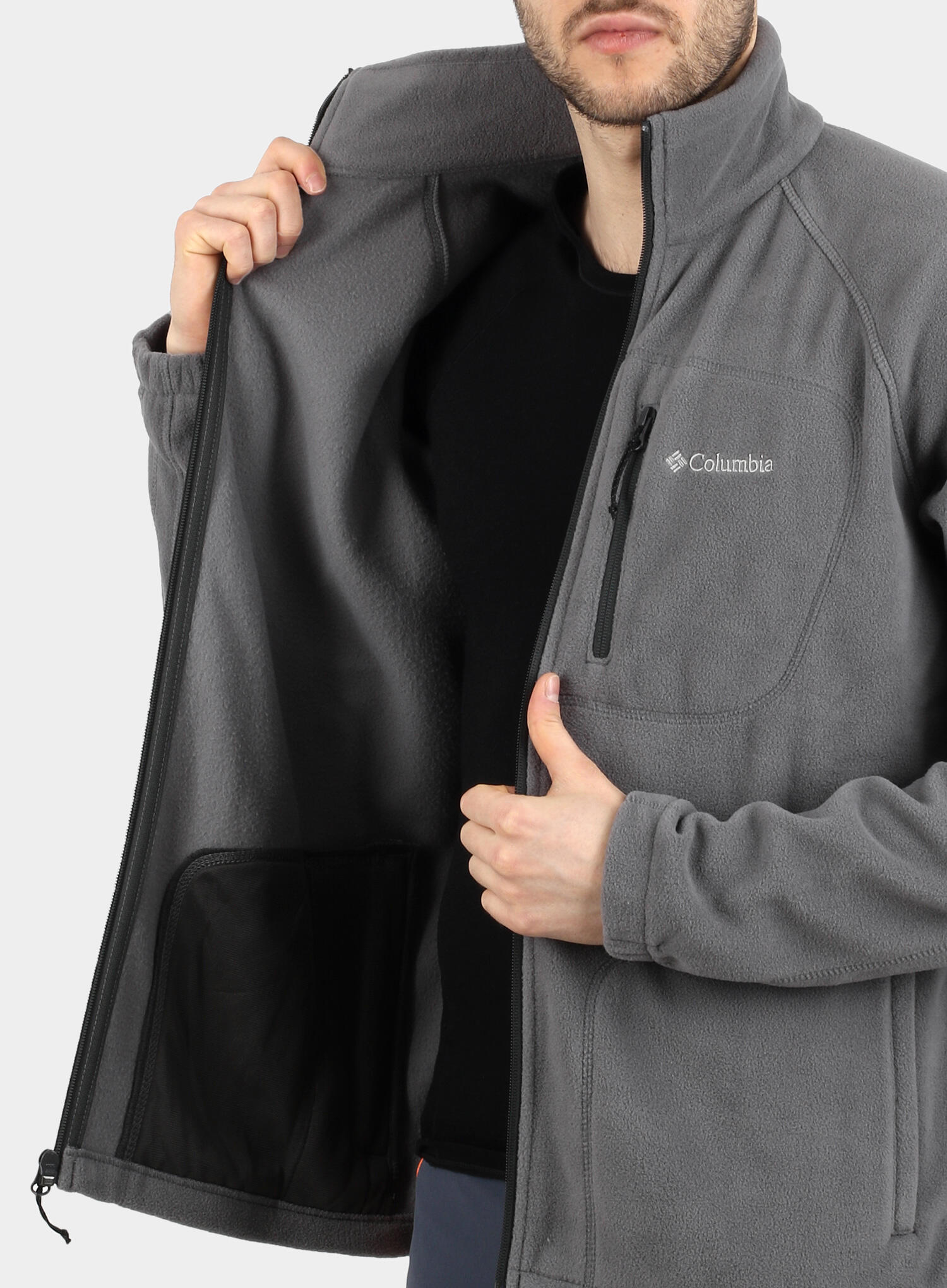 Bluza polarowa turystyczna męska Columbia Fast Trek II FZ 6/7