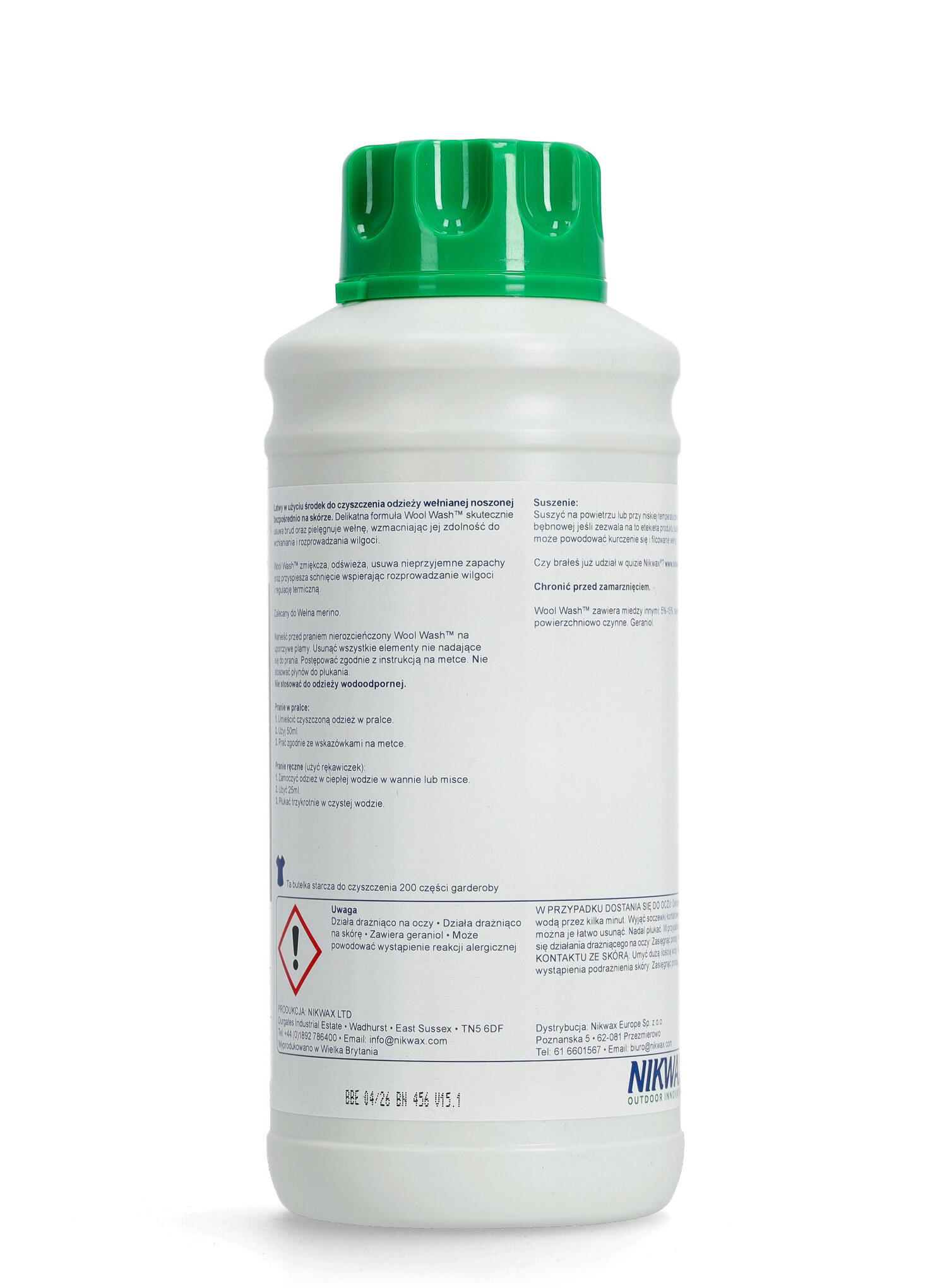 Traitement imperméabilisant 1000ML - Nikwax Wool Wash 2/4