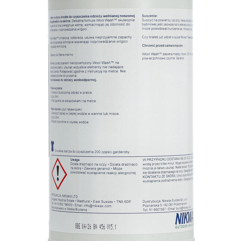 Prací prostředek Wool Wash 1 litr