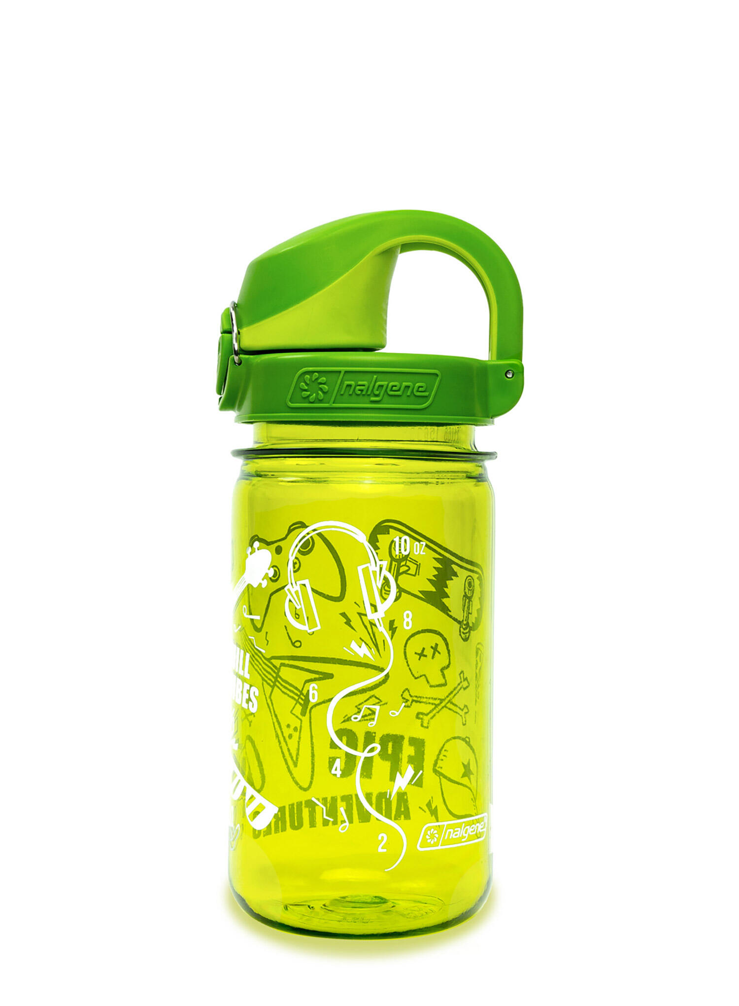 Butelka na wodę dla dzieci Nalgene On The Fly Kids 12 oz (350 ml) - green epic 2/5