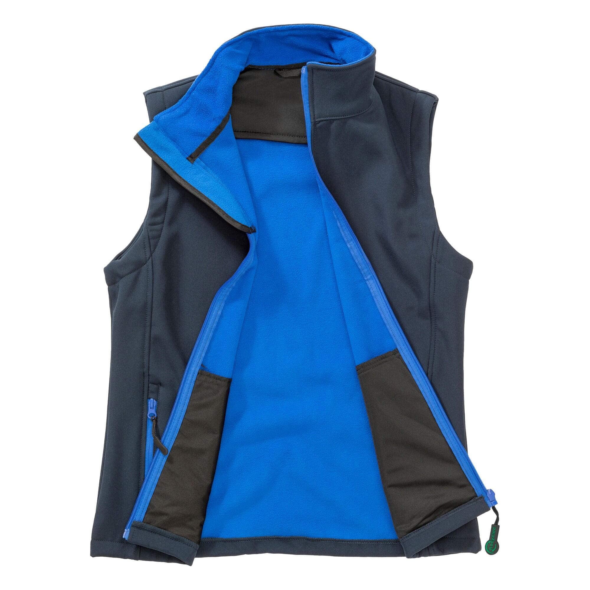 Colete Térmico Softshell Mulher (Azul Marinho / Azul Real) 2/3