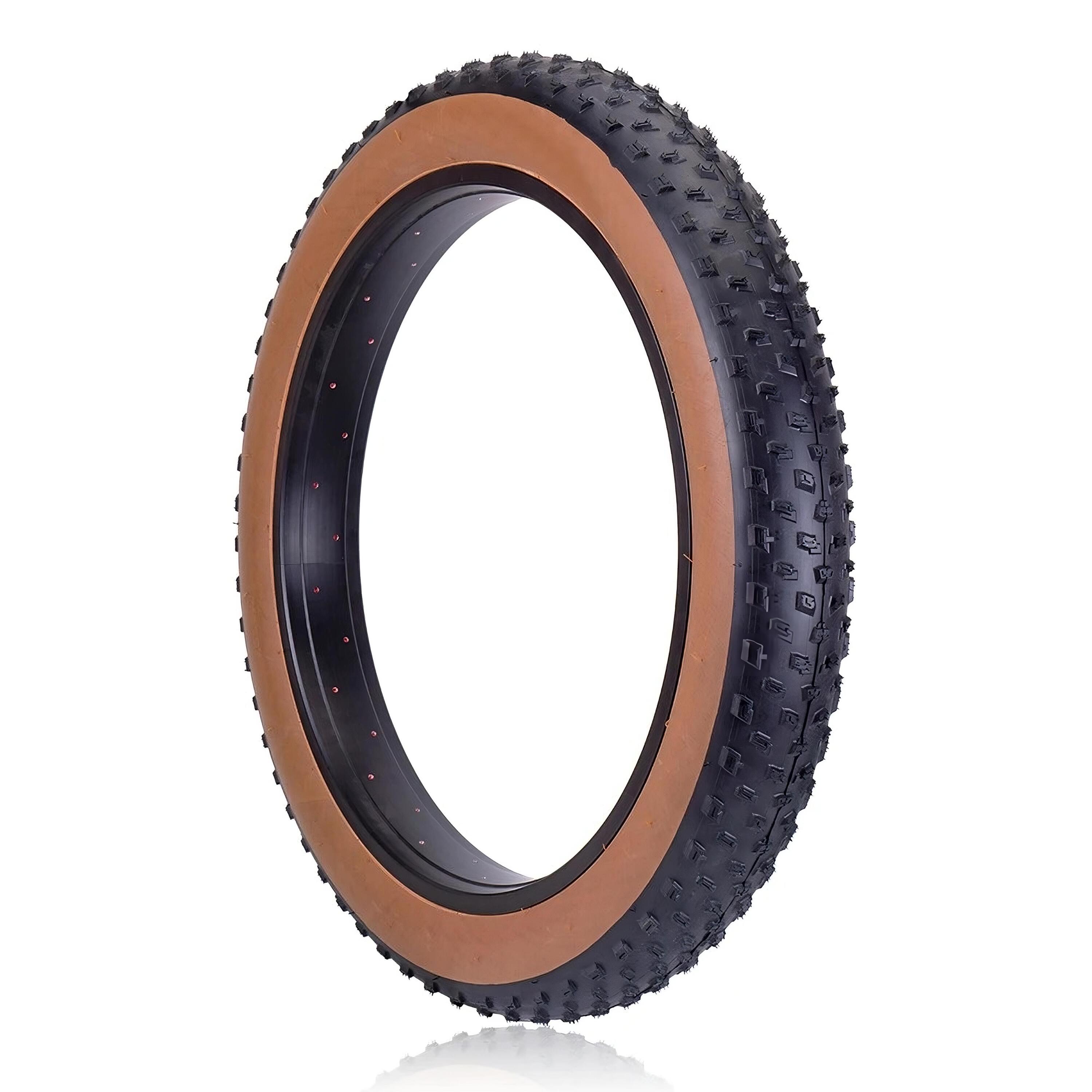 MADICKS COPERTONE FAT BIKE TASSELLATO 20 X 4.0 MARRONE / NERO BICI ELETTRICA FASCIA