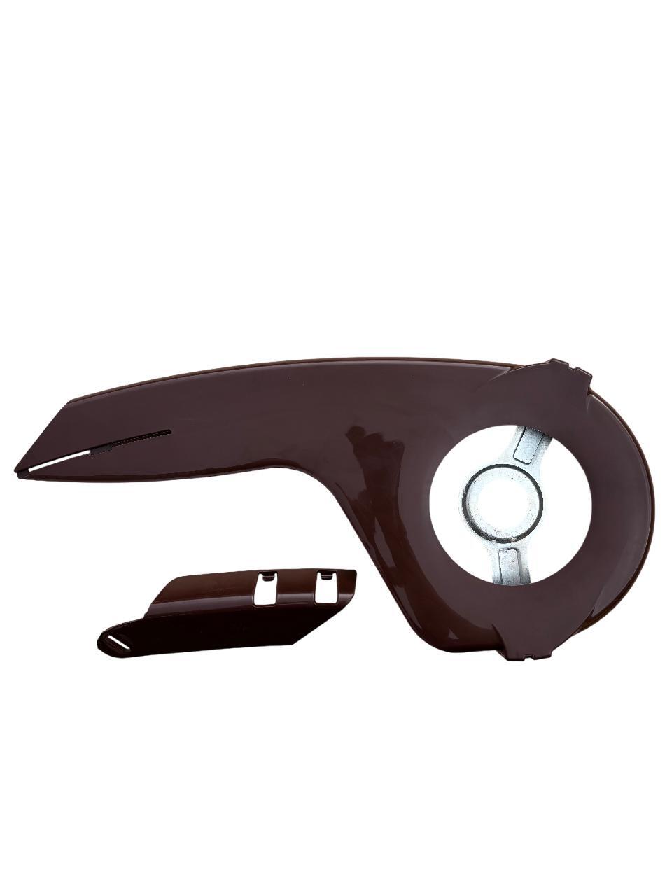 MADICKS CARTER COPRICATENA PARACATENA BICICLETTA BIKE MARRONE SCURO PER GUARNITURA 1V