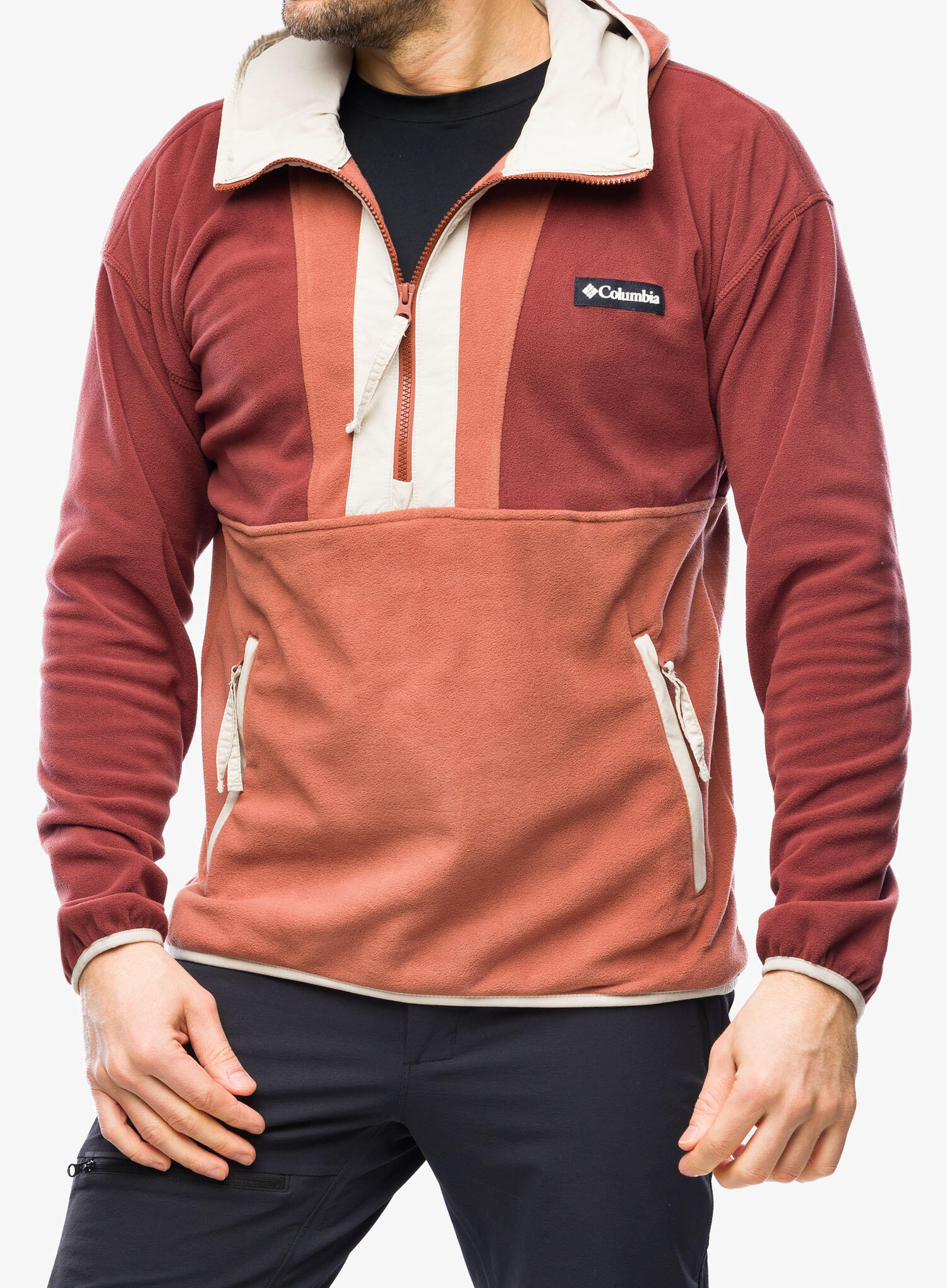 Columbia Sudadera Polar Backbowl™ Lite Half Zip Rojo 3/7