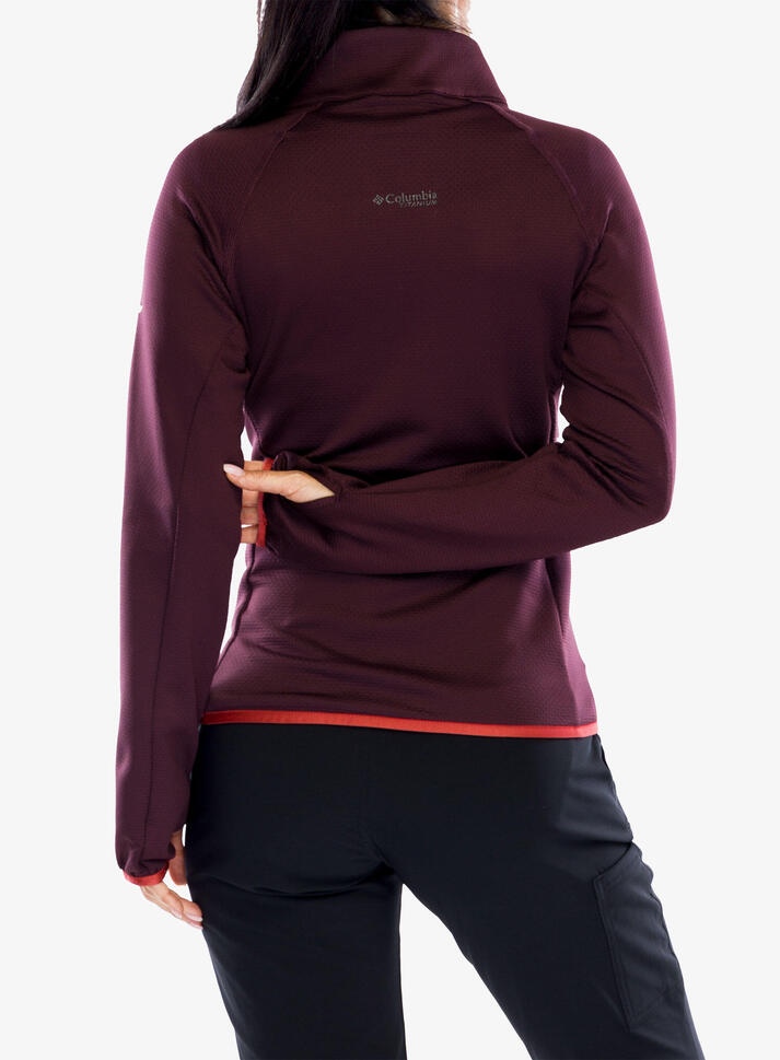 Bluza polarowa damska Columbia Triple Canyon Grid Fleece Full Zip