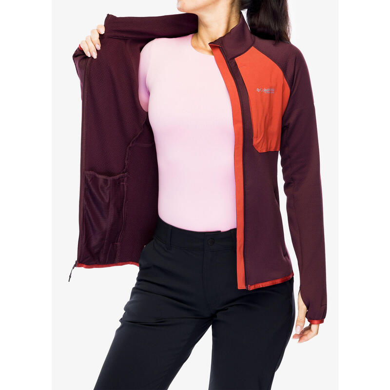 Bluza polarowa damska Columbia Triple Canyon Grid Fleece Full Zip