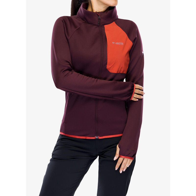 Bluza polarowa damska Columbia Triple Canyon Grid Fleece Full Zip