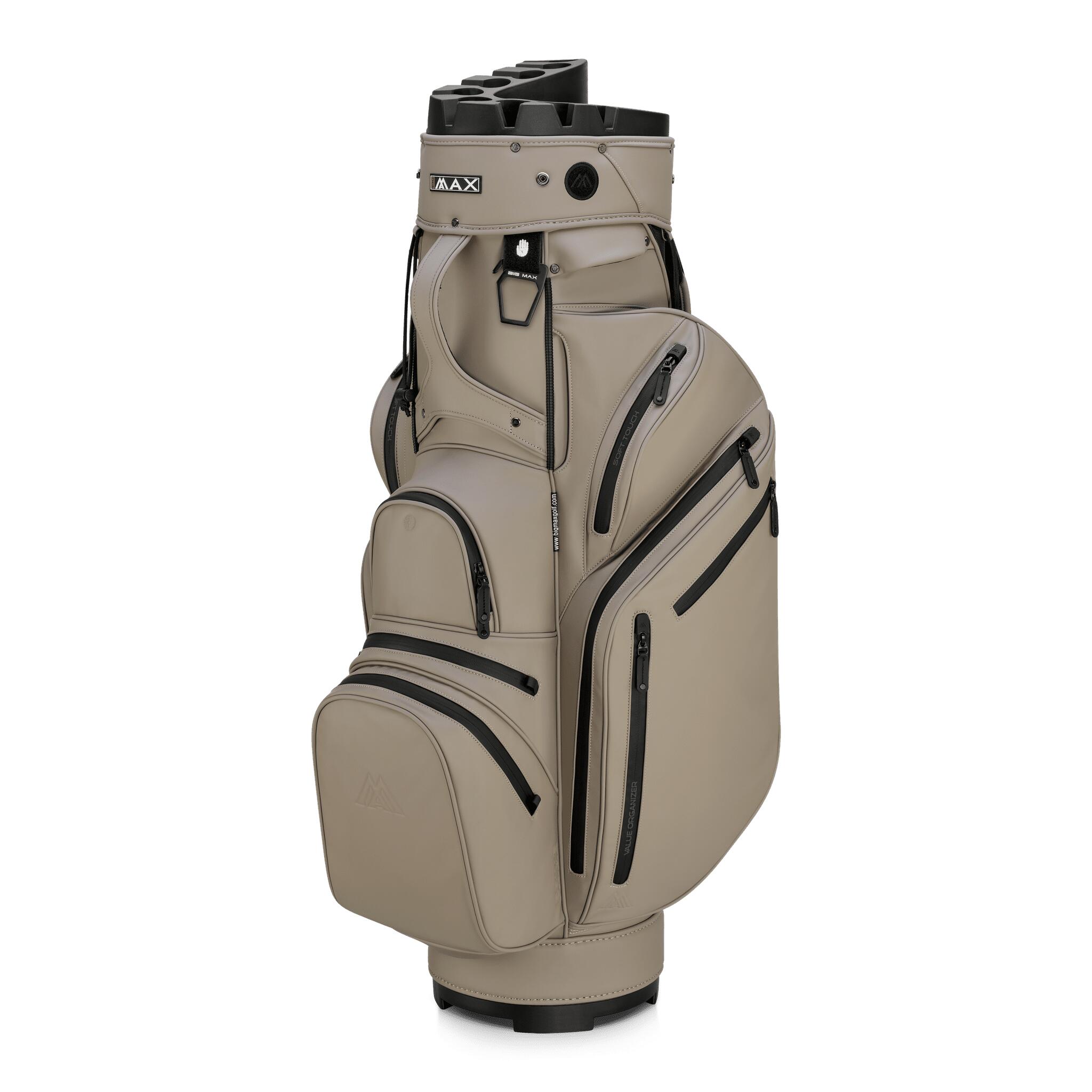 BIG MAX Dri Lite Silencio Prime – Wasserdichte Golftasche – Cartbag – Taupe