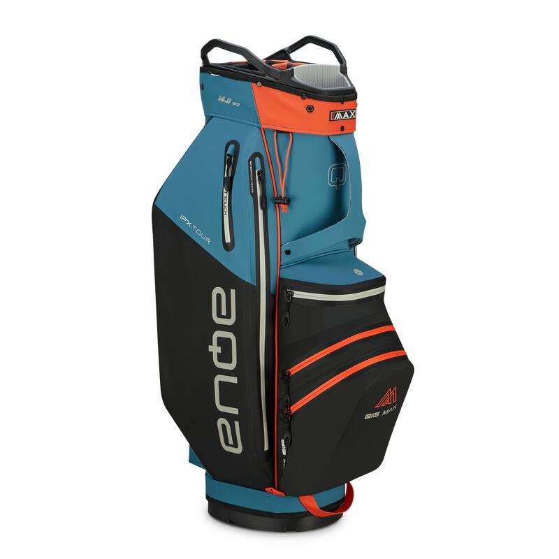 AQUA IPX Tour - Sac de golf étanche - Sac chariot - BLEU Noir