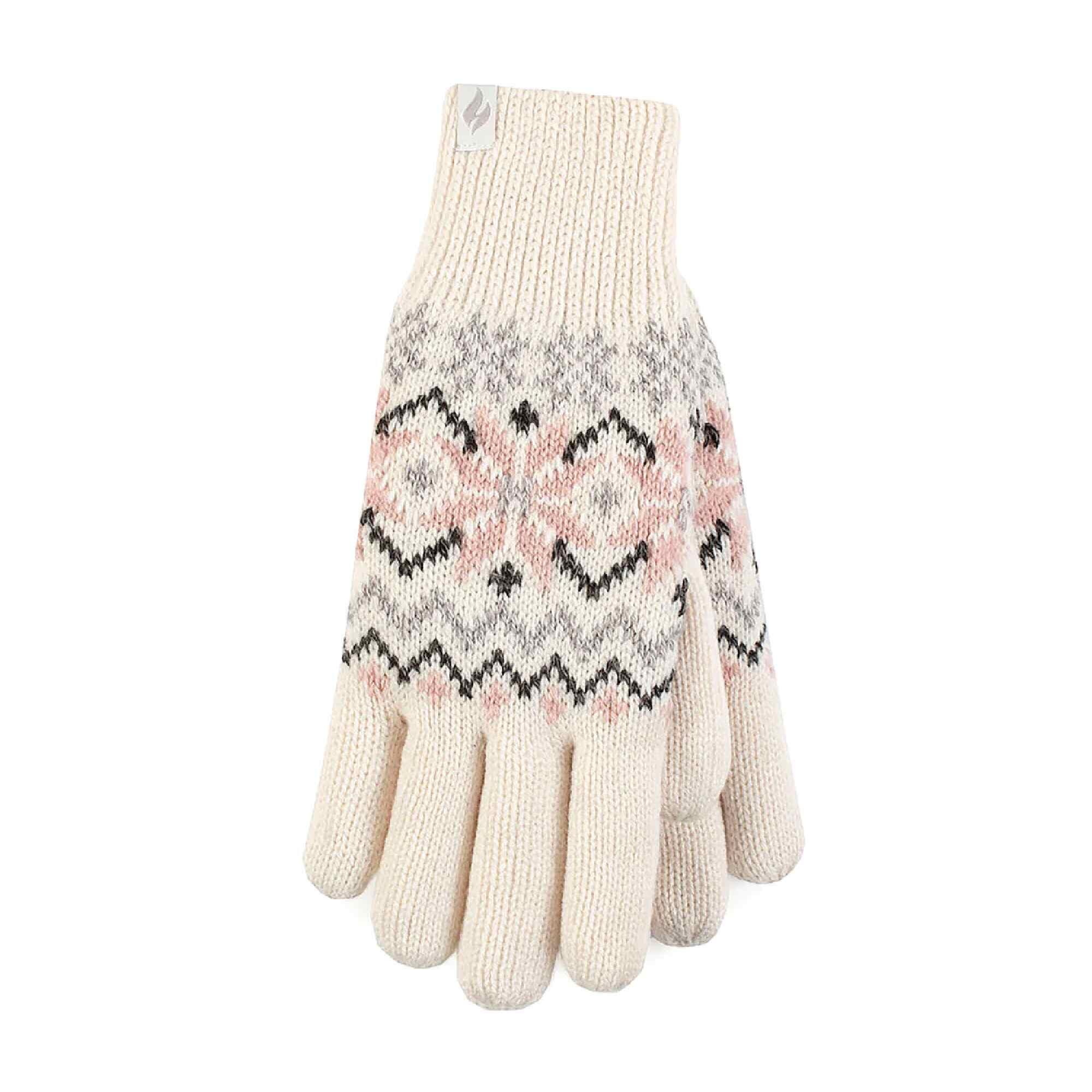 HEAT HOLDERS Ladies Knitted Thermal Insulated Gloves for Winter