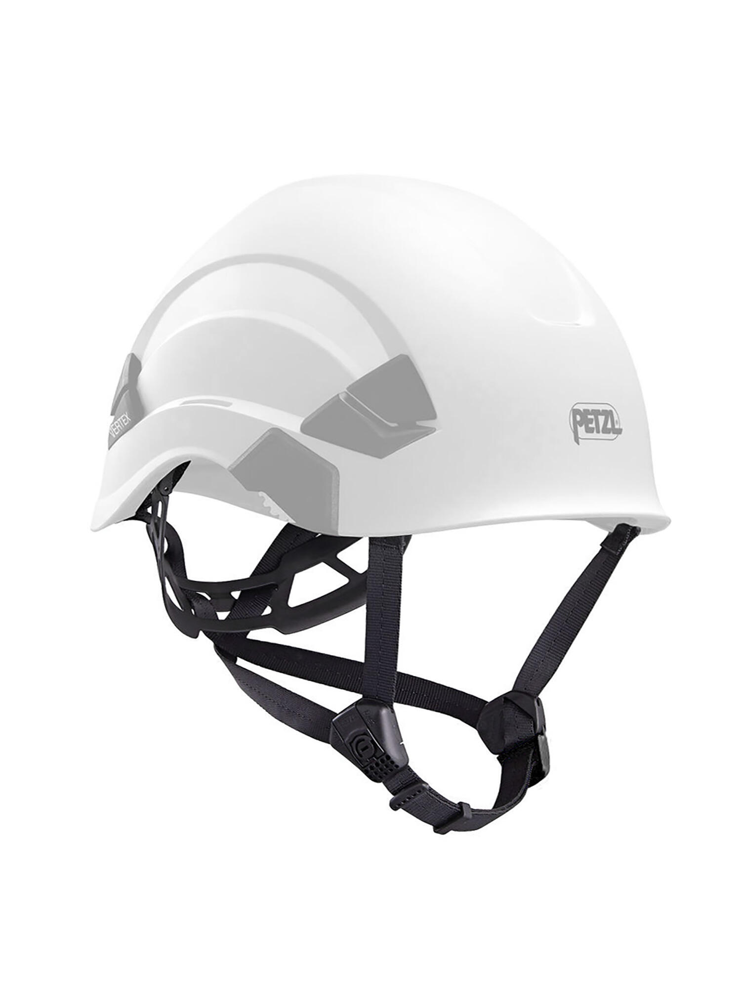 Barboquejo Petzl Dual negro para casco Vertex — sujeción robusta y cómoda 2/2