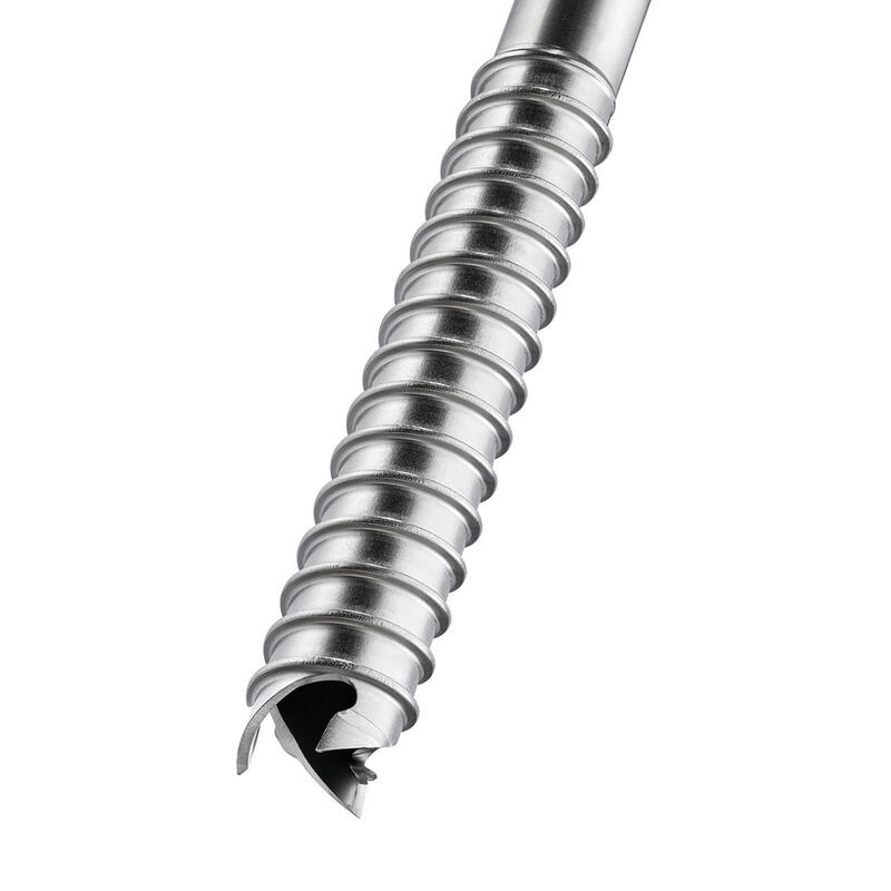 Broche de gheață Petzl Laser 13 cm cu vârf cu 3 colți și placă din aluminiu