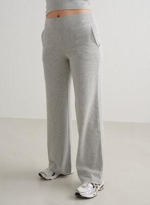 Damen Yoga Hose mit weitem Bein Gerippt Lichtgewicht Hellblau
