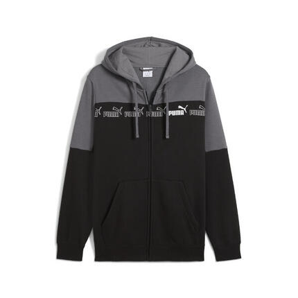 Around The Block hoodie met rits voor heren PUMA