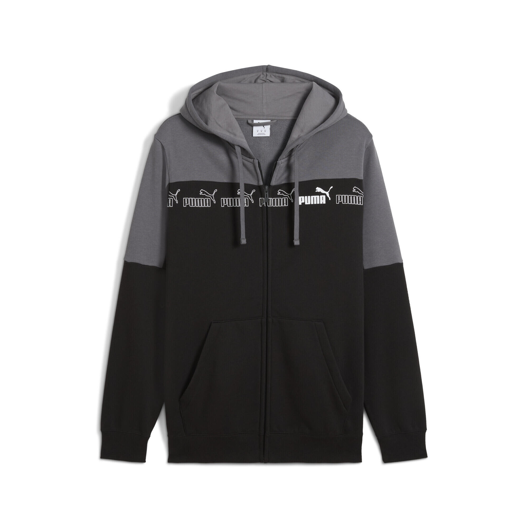 Puma - Hoodie Intégralement Zippé Around The Block Homme Puma - Pull - Gris - Xs. - Decathlon