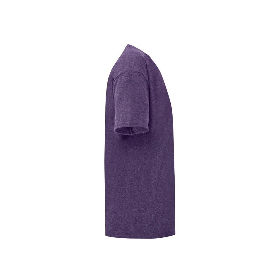 T-Shirt Iconic 150 Polycotton para crianças e jovens (Heather Purple) 3/3
