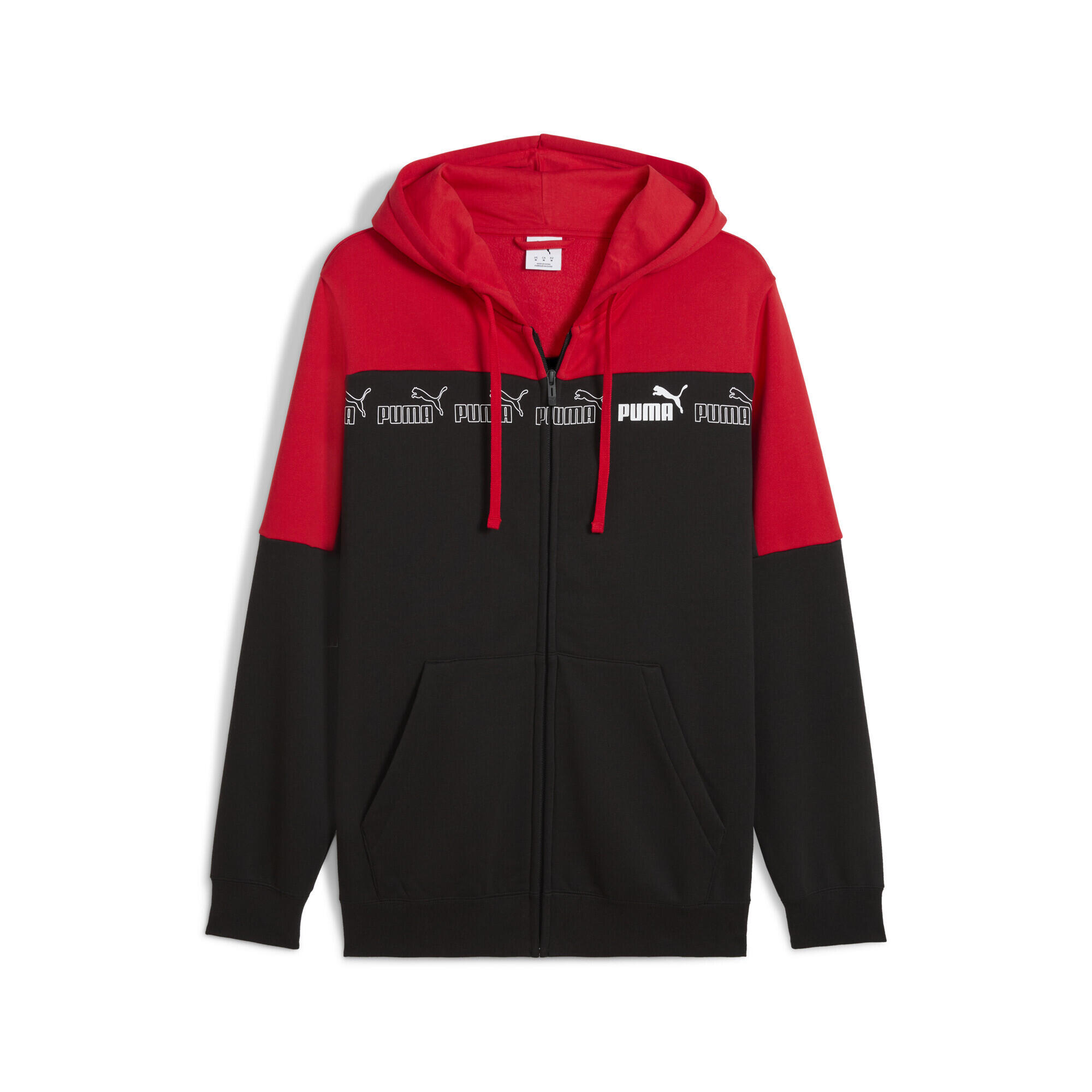 Puma - Hoodie Intégralement Zippé Around The Block Homme Puma - Pull - Bordeaux|rouge - S - Decathlon