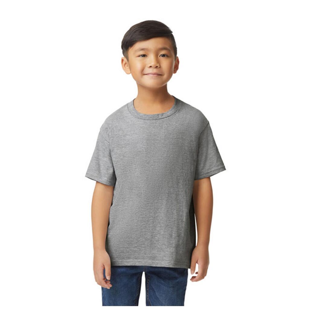 Childrens/Kids Softstyle Midweight TShirt (Sports Grey)
