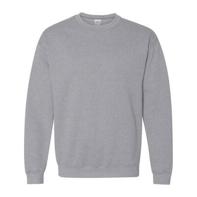 Felpa Girocollo Adulto Unisex Gildan Grigio Freddo