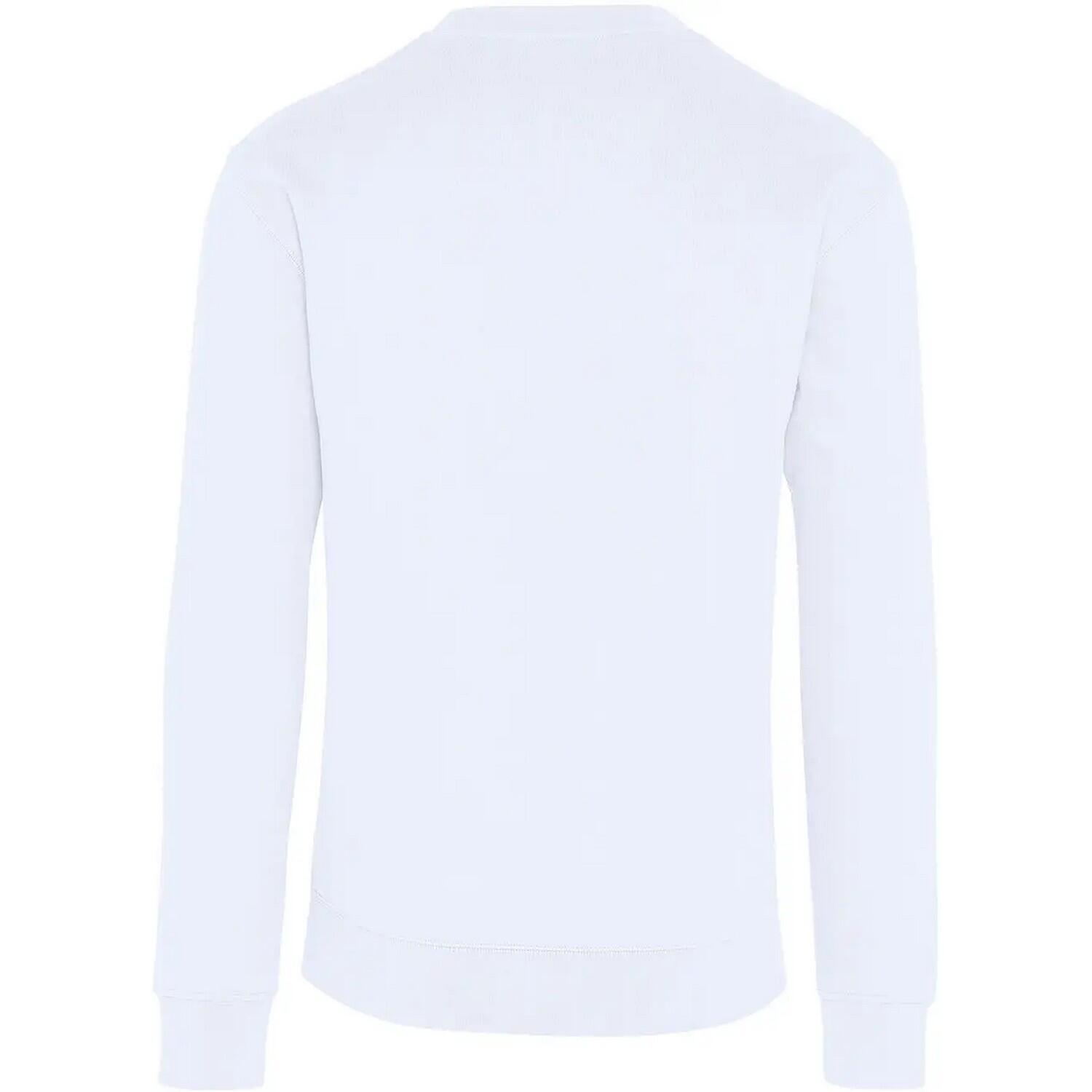 Jersey de Algodón Ringspun para Adultos Unisex Nieve Blanca 2/4