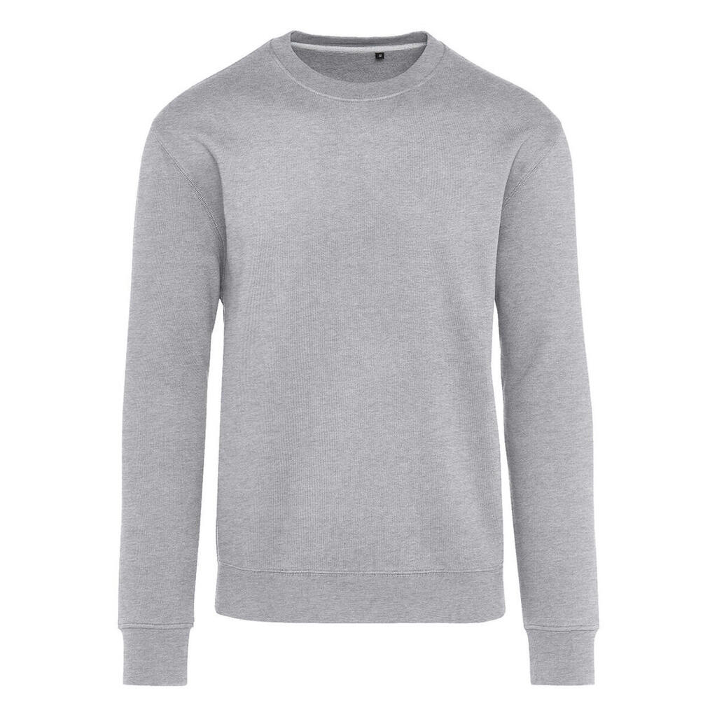 Unisex Adult Sig Plain Tagless Sweatshirt (Light Oxford)