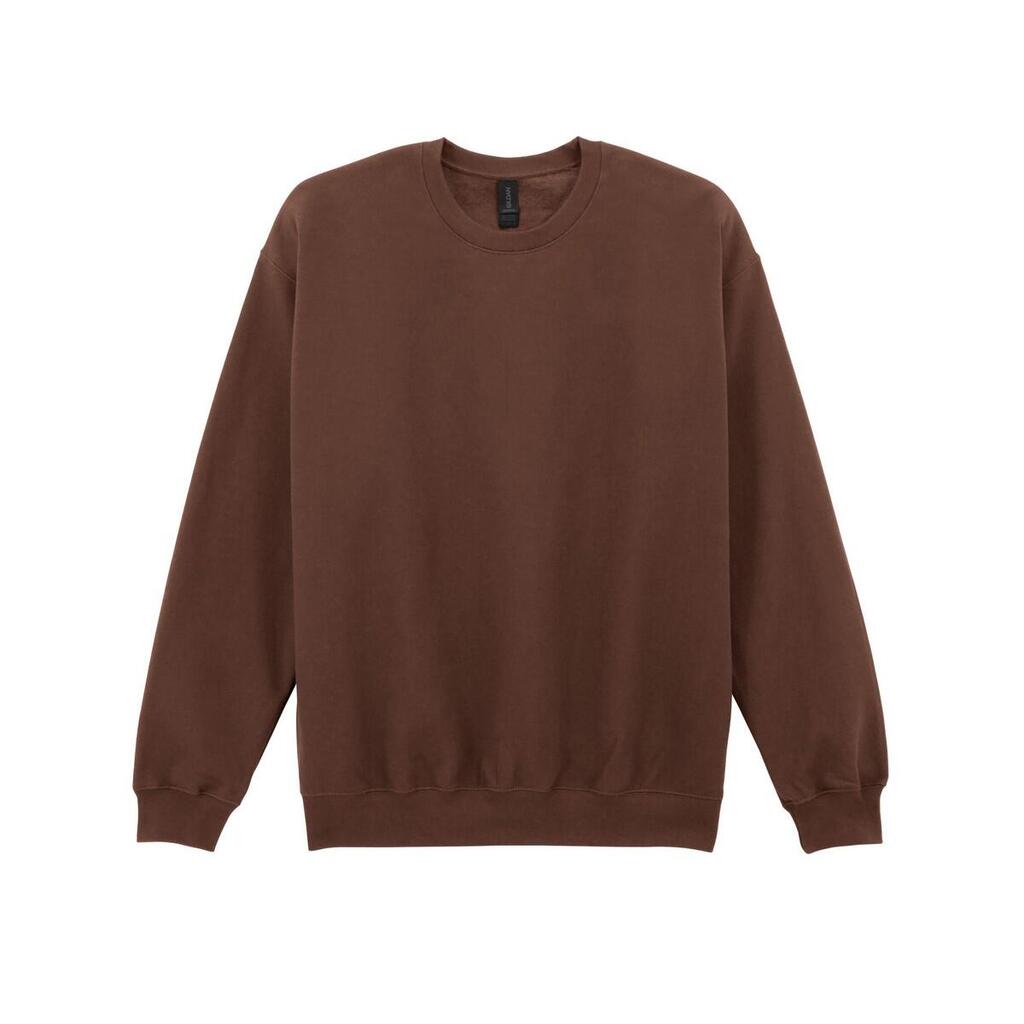 Unisex Adult Softstyle Midweight Fleece Sweatshirt (Cocoa)