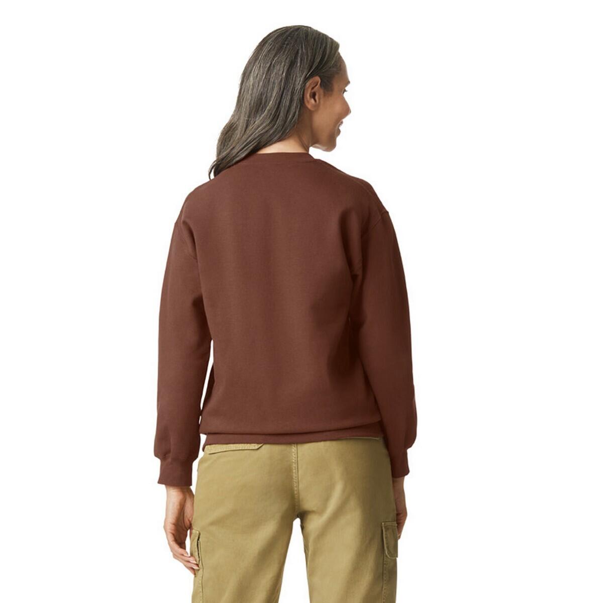 Felpa Pile Adulto Unisex Gildan Softstyle Cacao 2/3