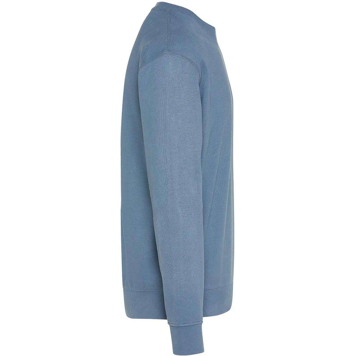 Jersey de Algodón Ringspun para Adultos Unisex Azul Acero 3/4