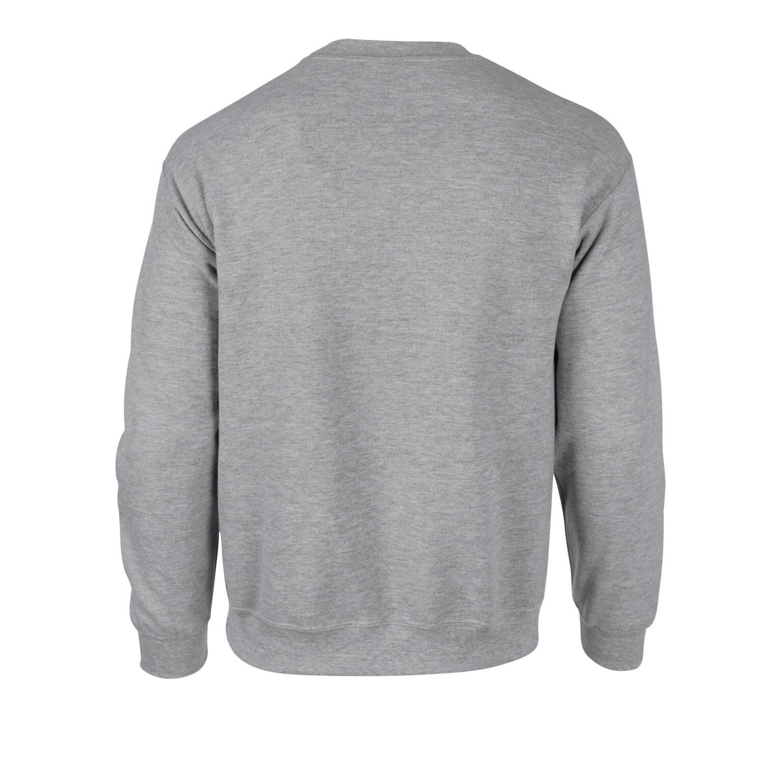 Camisola de gola redonda DryBlend unissexo para adultos (Sports Grey) 2/3