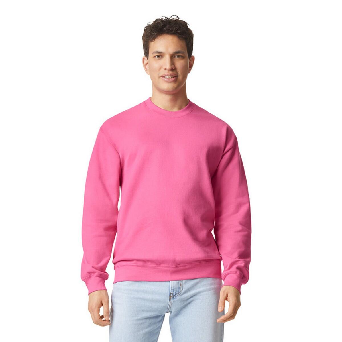Felpa Pile Adulto Unisex Gildan Softstyle Limonata Rosa 3/3