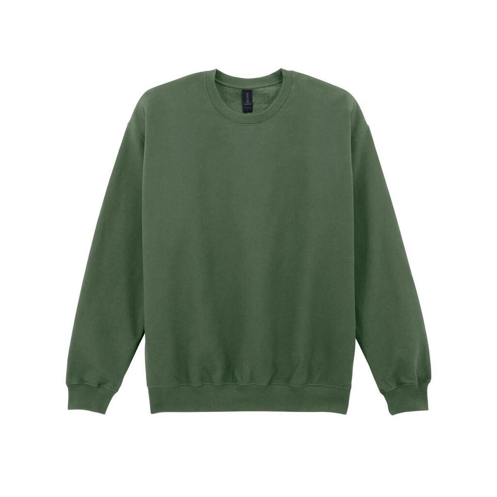Unisex Adult Softstyle Midweight Fleece Sweatshirt (Military Green)