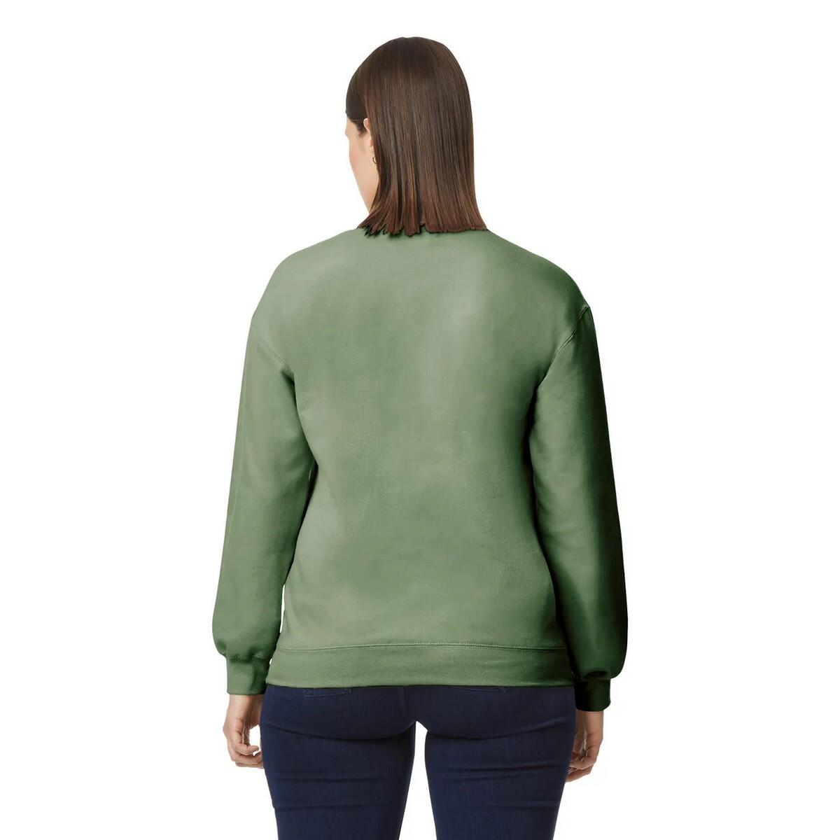Sweat SOFTSTYLE Adulte (Vert Kaki) 2/3