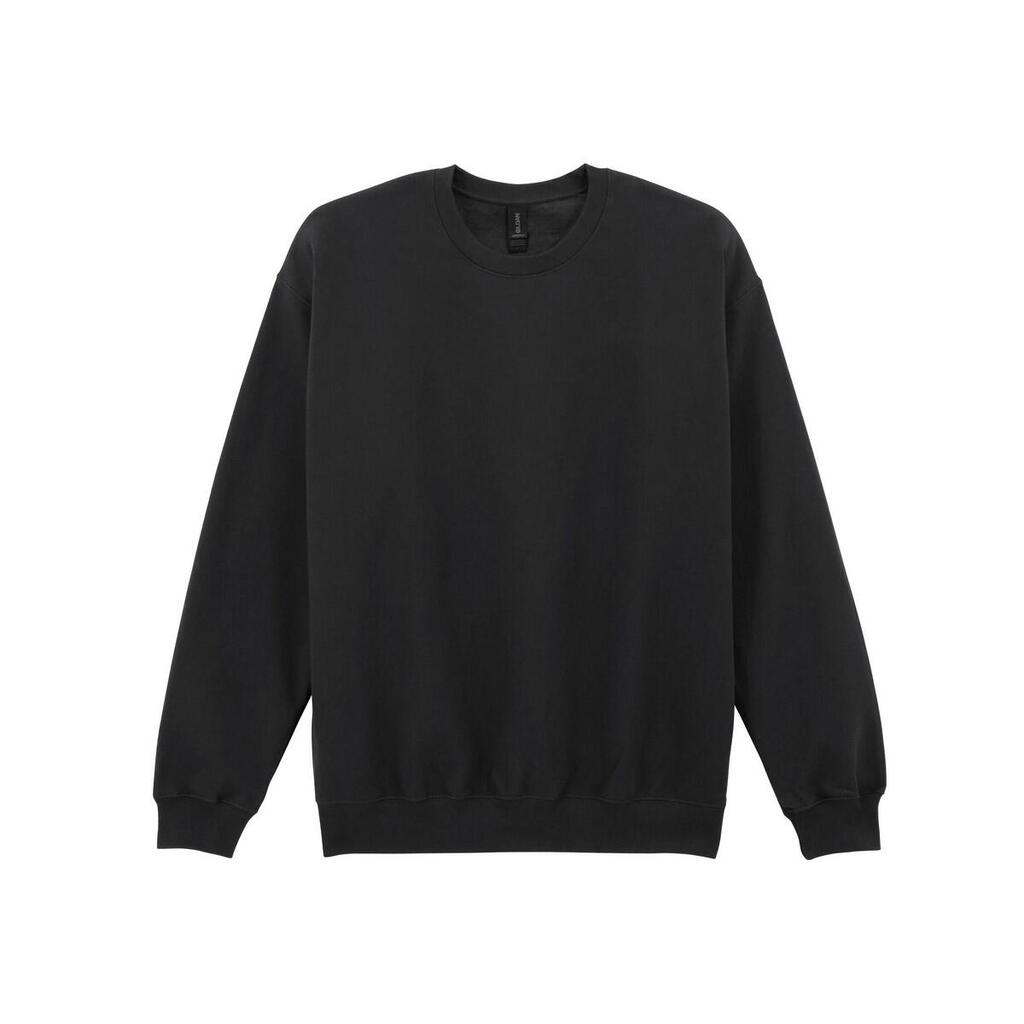 Unisex Adult Softstyle Midweight Fleece Sweatshirt (Black)