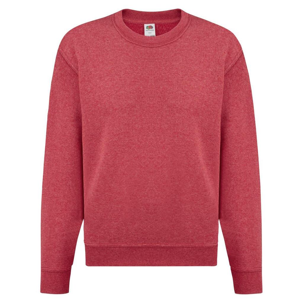 Childrens Unisex Set In Sleeve Sweatshirt (Heather Red)