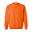 Unisex Adult Sweatshirt met Zware Mouwenhals (S Oranje)
