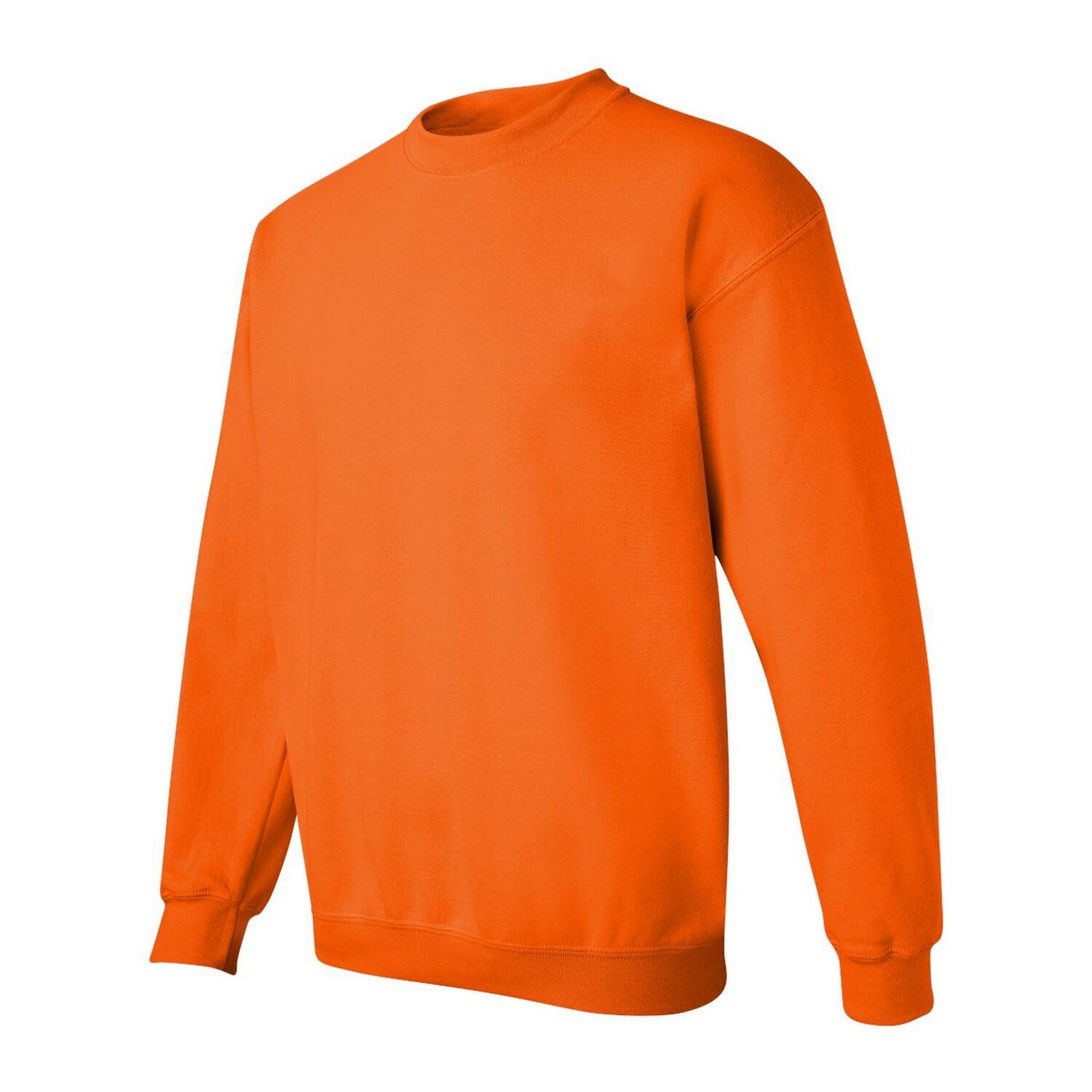 Felpa Girocollo Adulto Unisex Gildan S Arancione 3/3