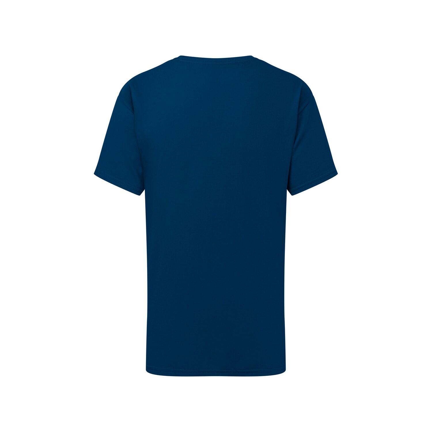 Camiseta Lisos para Niños/Niñas Azul Montaña 2/3