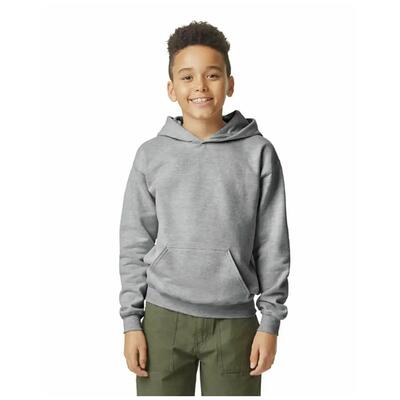 Kinder/kids softstyle midweight fleece hoodie (sportgrijs)