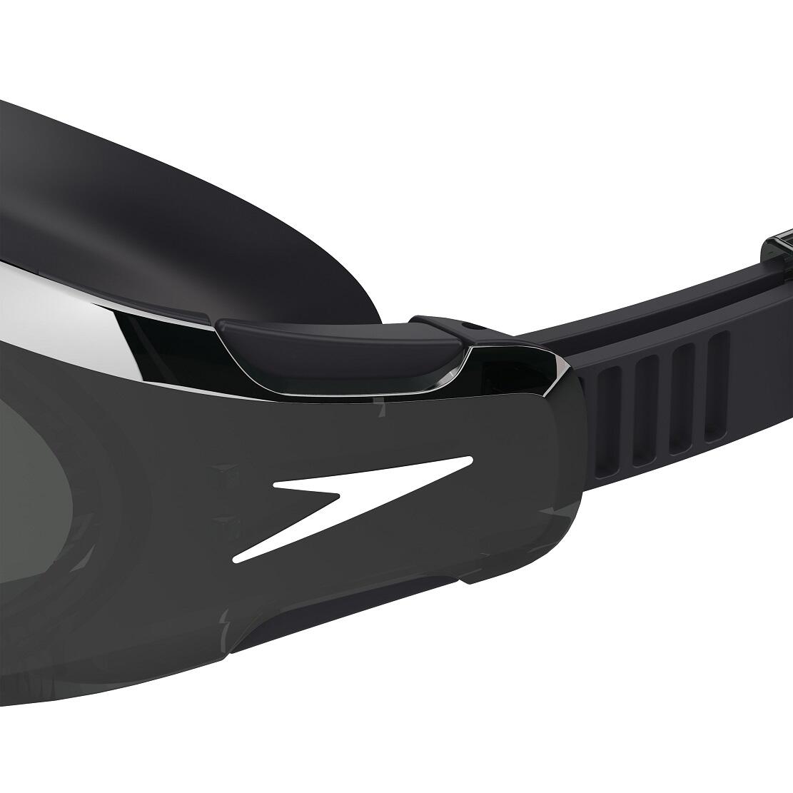 Lunettes de natation Speedo Hydrosity 2.0 à verres miroirs - Noir/Argent 5/7