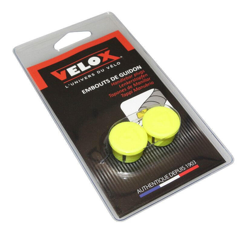 Bouchon de cintre route Velox rouge (paire) - Partie cycle vélo sur La